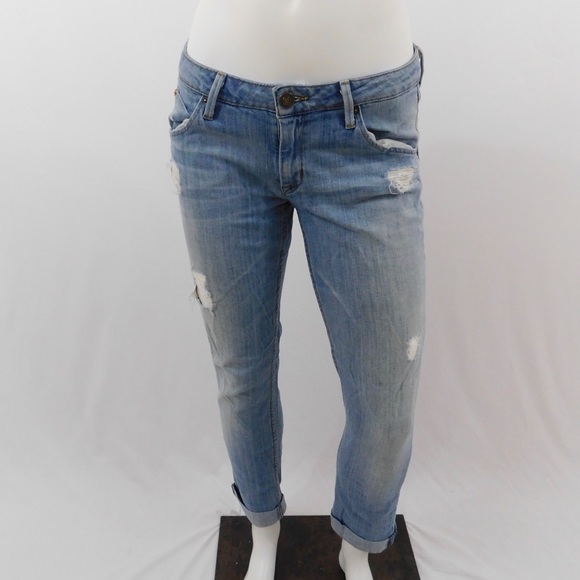 Hudson Jeans Denim - Hudson Bacara Crop Straight Cuffed Jeans